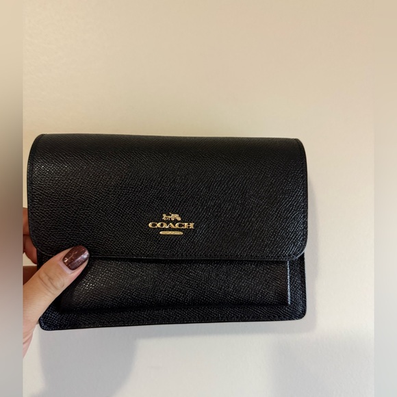 Coach Klare Belt Bag Black Leather Women's Bag - Picture 2 of 10